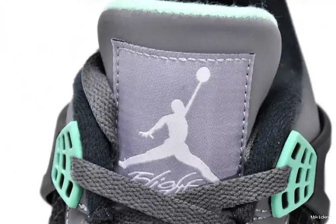 Rep TBK 4 Air Retro Green Jordan 308497-033 Glow 0406